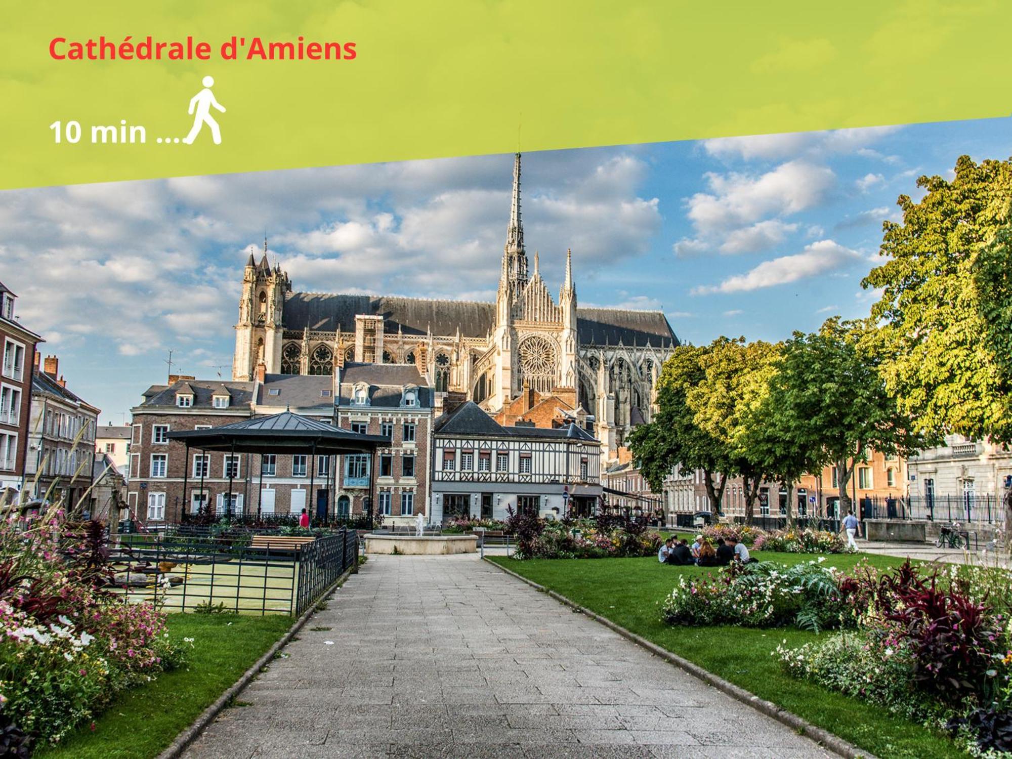 Maison Cosy Centre Gare Amiens Bagian luar foto