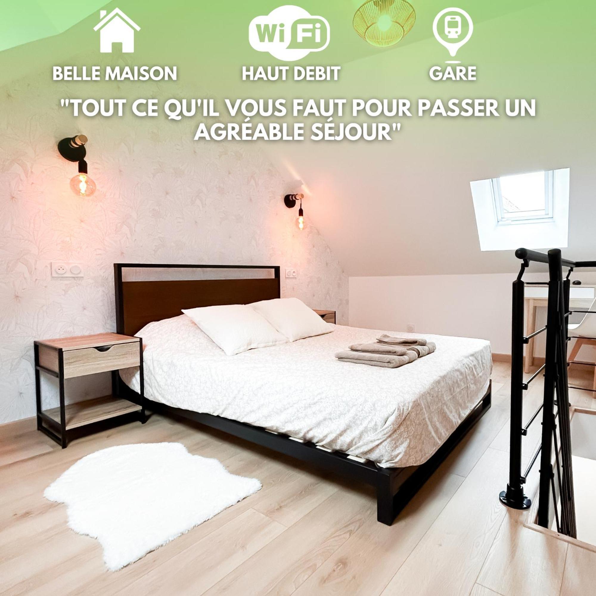 Maison Cosy Centre Gare Amiens Bagian luar foto